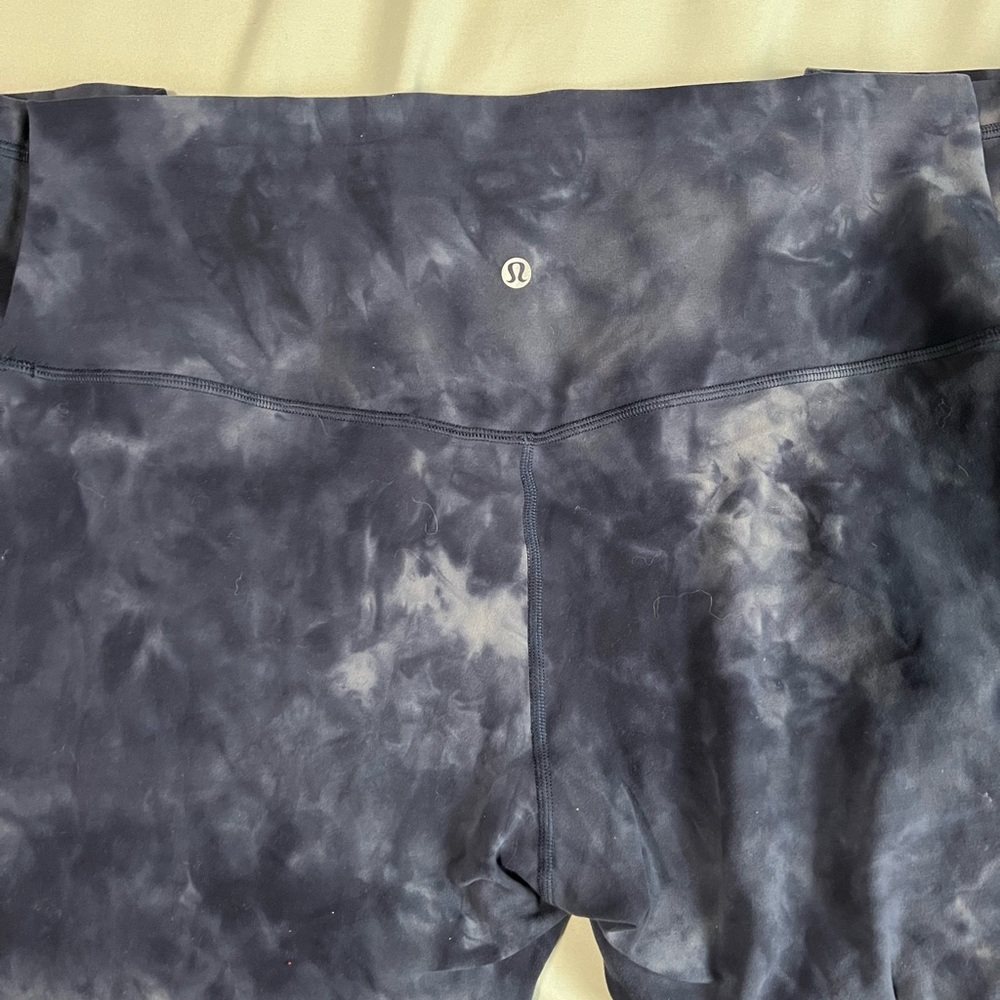 Lululemon Align Legging - Size 14, Navy Diamond Dye! Like New!